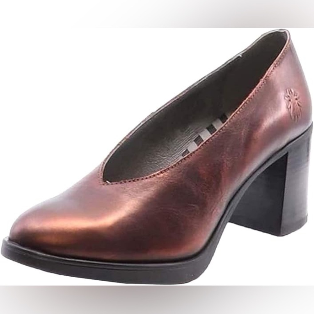 Fly London Copper Brown Pumps